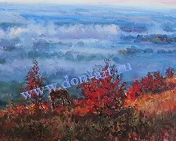 Картина Туман на Дону